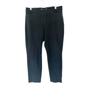 Old‎ Navy Black Office Career Work Business Pixie Skinny Leg Pants Size 12